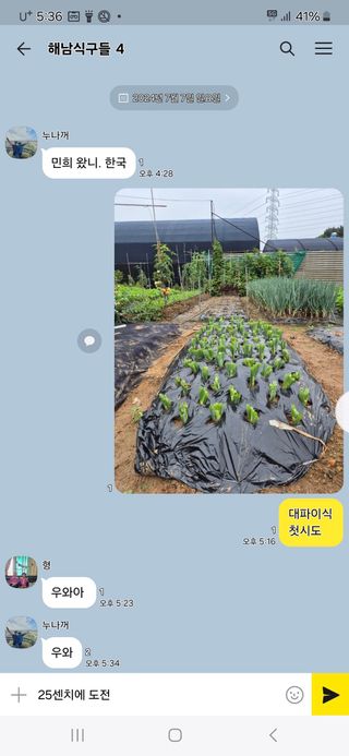 피알농부님의 파 · 영농일지 작성글 사진