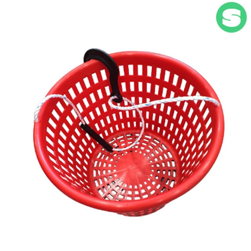 장터 상품 [사과바구니(고리형)수확바구니 걸고리바구니 농협납품용 상인농자재] 썸네일