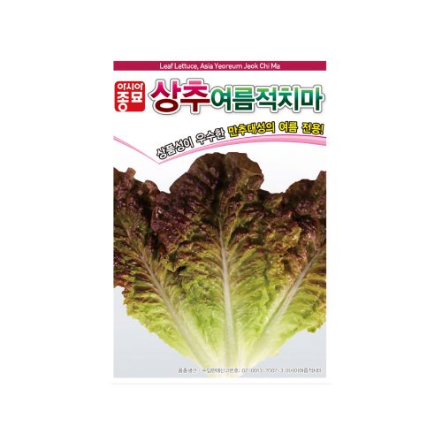 장터 상품 [[아시아종묘] 여름적치마상추 씨앗종자 3000립 (3g)] 썸네일