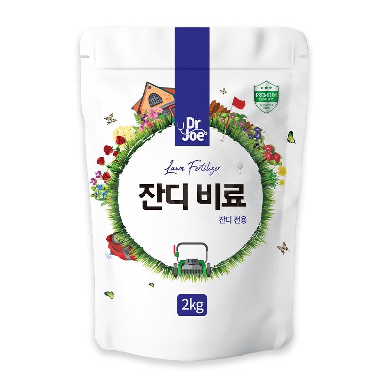 장터 상품 [닥터조 잔디비료 2kg 텃밭 정원 산소 잔디 전용 완효성비료 식물영양제] 썸네일