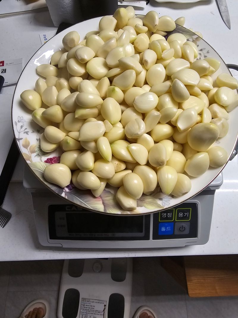 무안정농장님의 장터 판매 상품 [무안 마늘 한접(중대 혼합)] 첨부 사진