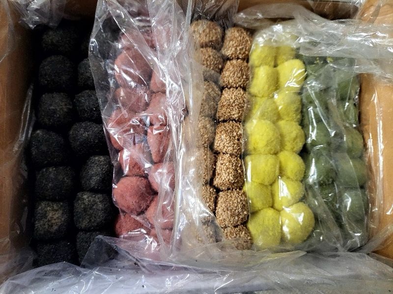 박창민님의 장터 판매 상품 [오색경단 3kg 150개입] 첨부 사진