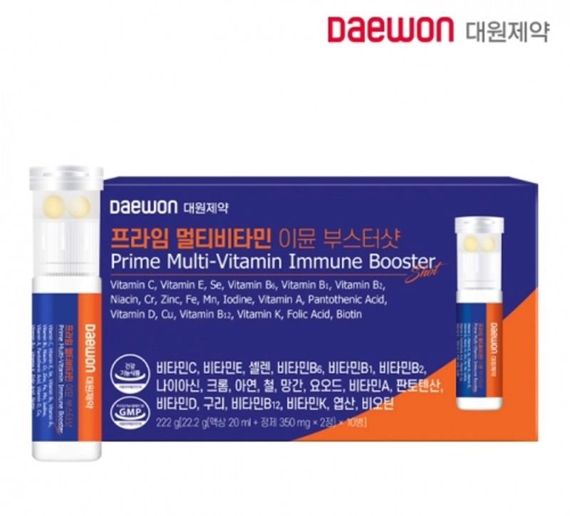 장터 상품 [대원제약 프라임 멀티비타민 이뮨 부스터샷 10병] 썸네일