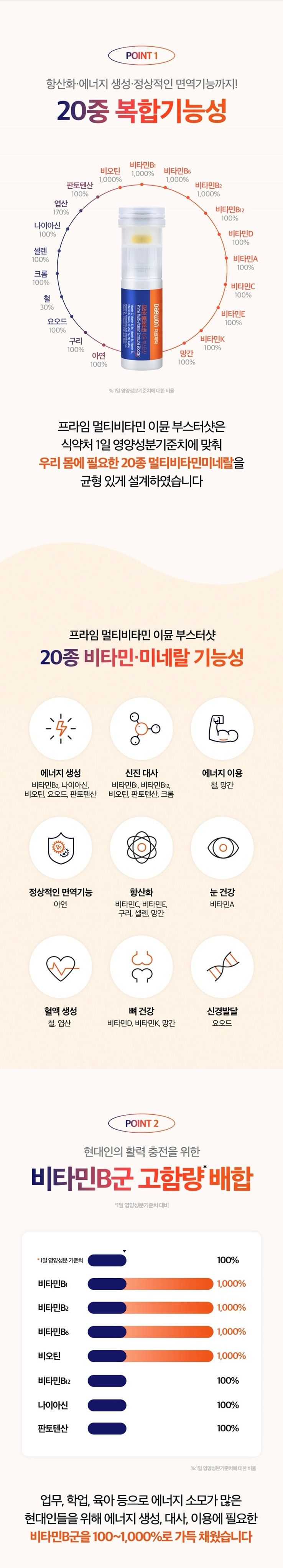 박창민님의 장터 판매 상품 [대원제약 프라임 멀티비타민 이뮨 부스터샷 10병] 첨부 사진