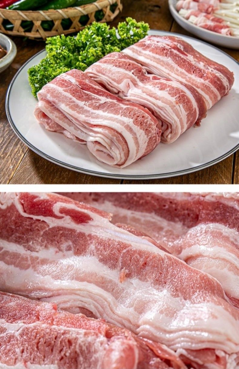 장터 상품 [300g 1+1+1 국내산 한돈 대패삼겹살 (차돌박이삼겹살)] 썸네일