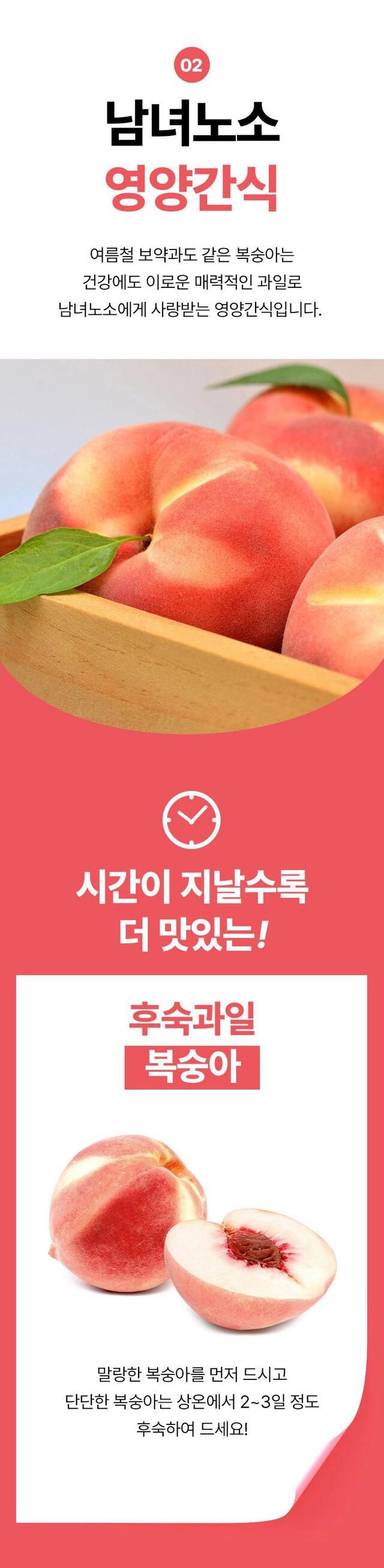 정유진님의 장터 판매 상품 [당찬 부드러운 복숭아 9-11입 2kg(대) ] 첨부 사진