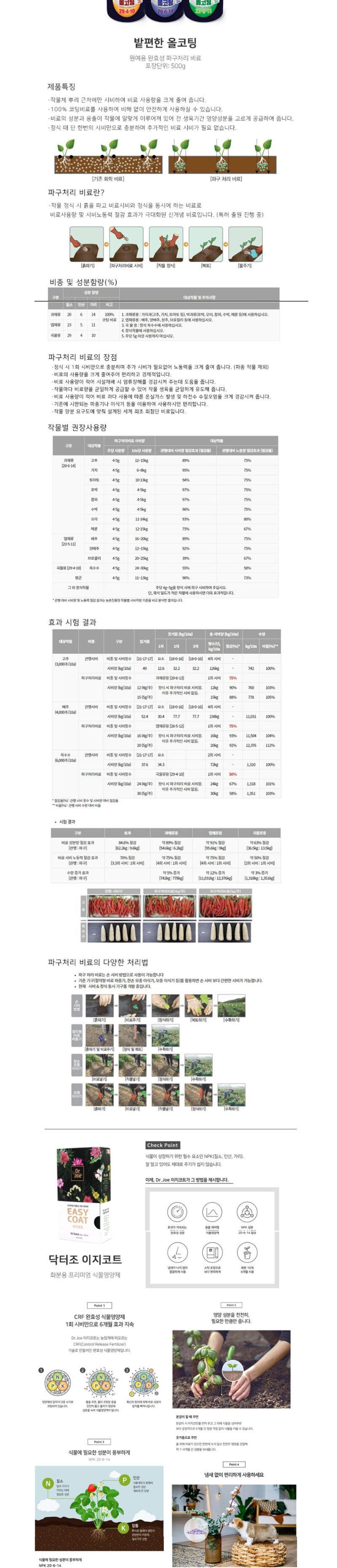 상인농자재님의 장터 판매 상품 [닥터조 천연 유기농비료 식물영양제 상인농자재] 첨부 사진