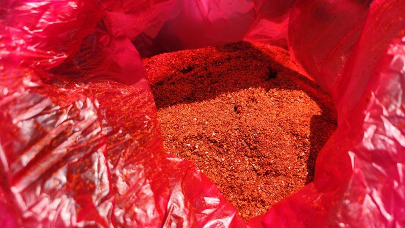 조한솔님의 장터 판매 상품 [무농약 매콤달콤 유황고춧가루 1근(600g)] 첨부 사진