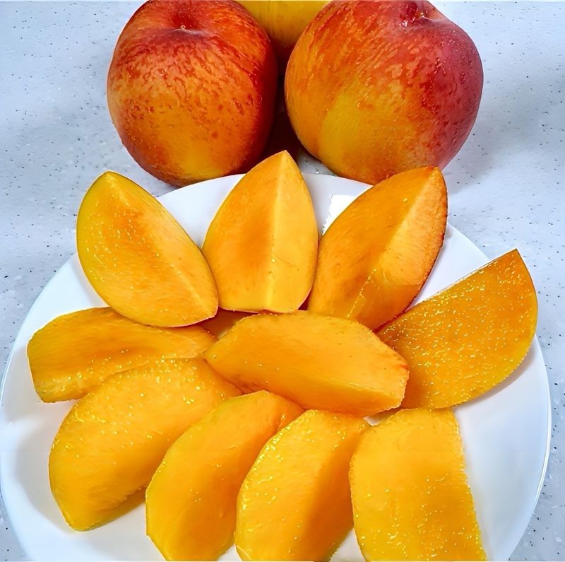 농부손녀님의 장터 판매 상품 [[인기상품] 황금알 황도 복숭아 4kg ] 첨부 사진