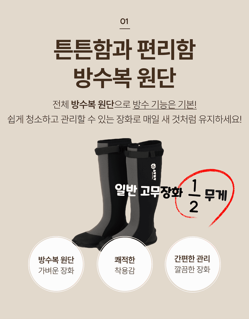 아그로플랜트님의 장터 판매 상품 [개미장화 ATBT400 가벼운 농사용 밭일 모내기 작업용] 첨부 사진