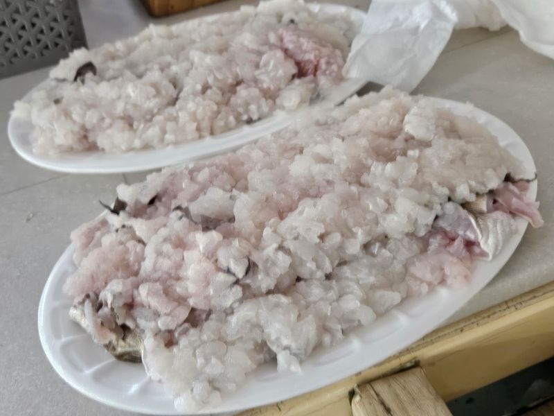 김진국님의 장터 판매 상품 [하모 샤브샤브 갯장어 1kg 자연산 유비끼 손질] 첨부 사진