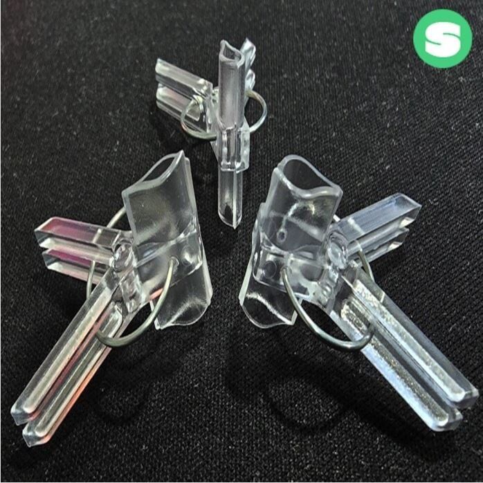 장터 상품 [미니투명집게 한냉사 강선FRP 식물집게 상인농자재] 썸네일