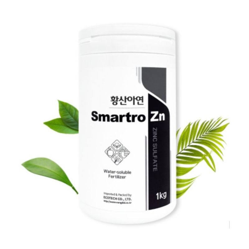 장터 상품 [[스마트로] 황산아연 1kg - 과실비대,잎줄기생장,맛과향 향상] 썸네일