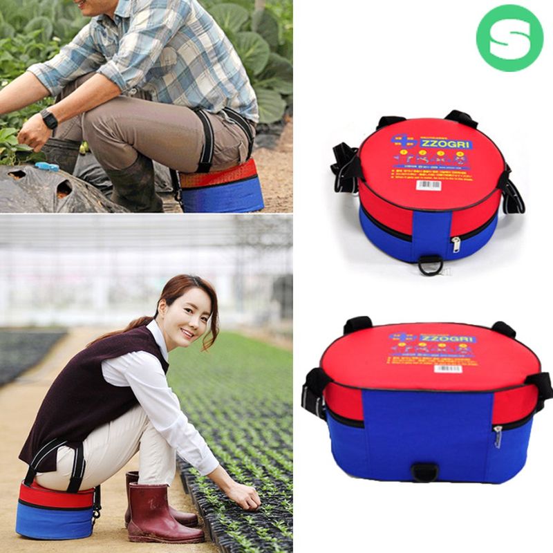 장터 상품 [쪼그리작업의자 원형/타원형 농사의자 밭일의자 상인농자재] 썸네일