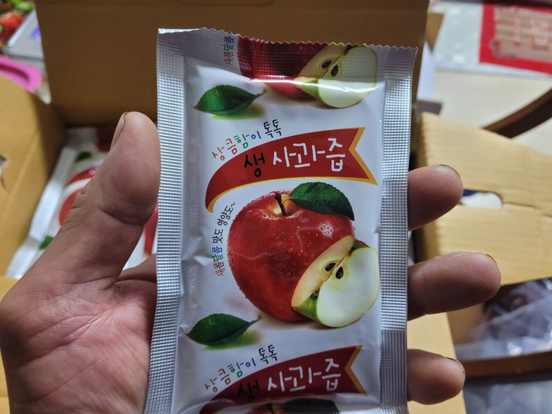 여우내 이순홍님의 장터 판매 상품 [홍로사과즙] 첨부 사진