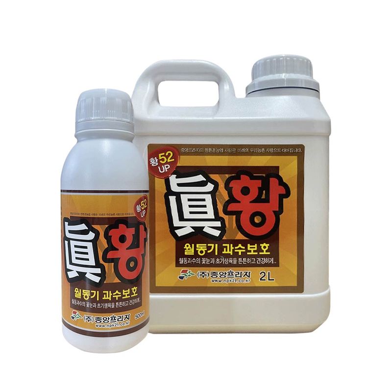 장터 상품 [깍지애 진황 2L 세트 깍지 개각충 월동 과수 꽃눈 병해충 예방 약 벌레 관리제 파라핀유] 썸네일