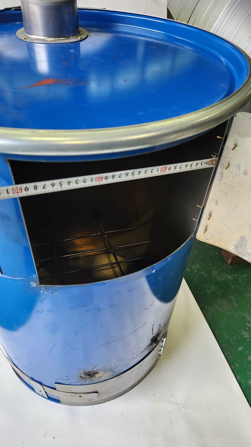 협진산업님의 장터 판매 상품 [원형 화목 쓰레기 소각로 소각 드럼통 캠핑  난로] 첨부 사진