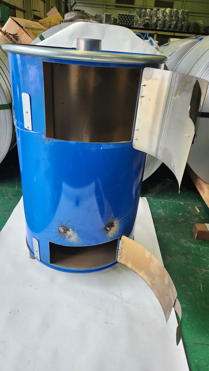 협진산업님의 장터 판매 상품 [원형 화목 쓰레기 소각로 소각 드럼통 캠핑  난로] 첨부 사진