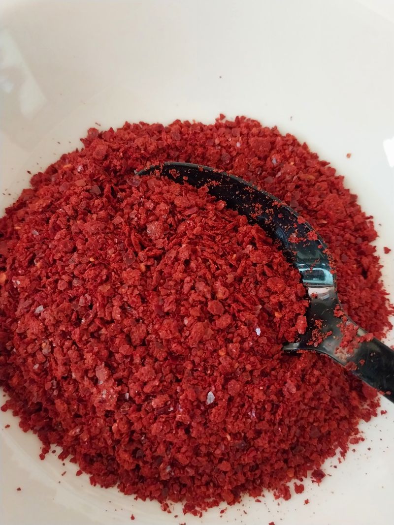 농부의딸램님의 장터 판매 상품 [(충남 청양산)11월17일 빻은 보통맛,순한맛 2024 햇고춧가루,반태양초(반양건)] 첨부 사진