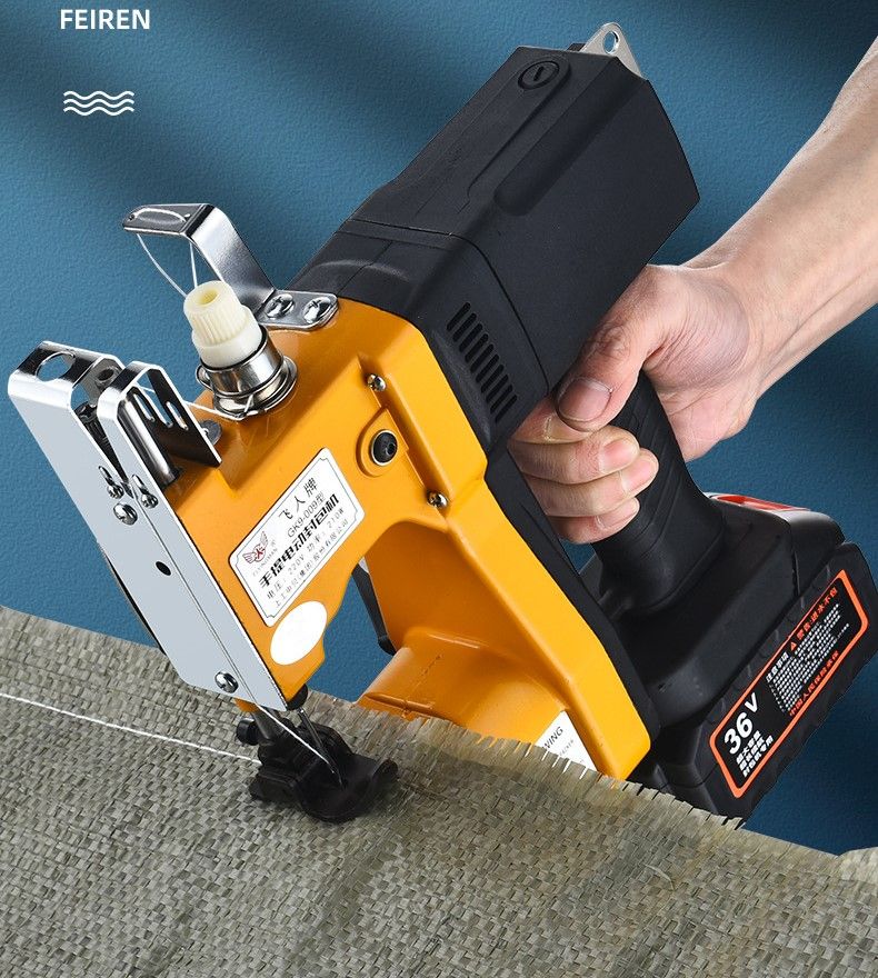 장터 상품 [마대재봉틀 휴대용 충전식 핸드미싱기 쌀포대 씰링기 간편포장] 썸네일