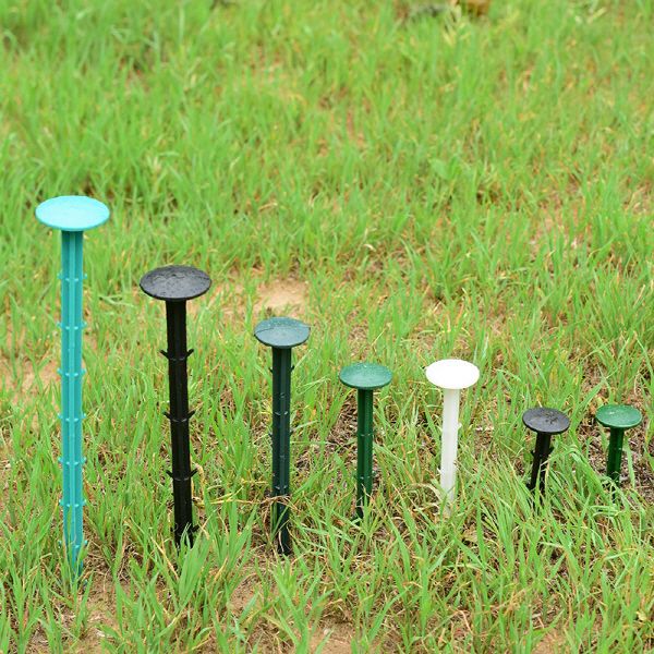 장터 상품 [멀칭핀 100개입 부직포 제초매트 잡초매트 비닐 원형 못형 말뚝 플라스틱 고정핀 ] 썸네일