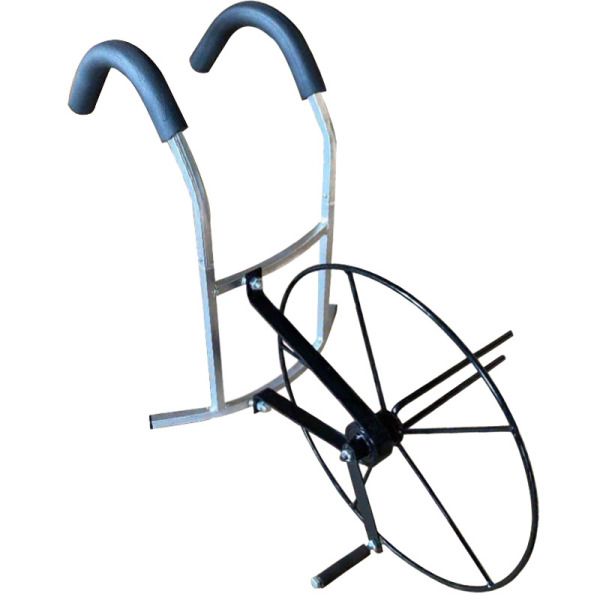 유니즈님의 장터 판매 상품 [농업용 비닐수거기 호스감는기계 권취기 튜브릴링 견착형 수동 호스릴 호스감기 비닐수거 비닐수거기계 비닐감는 도구] 첨부 사진