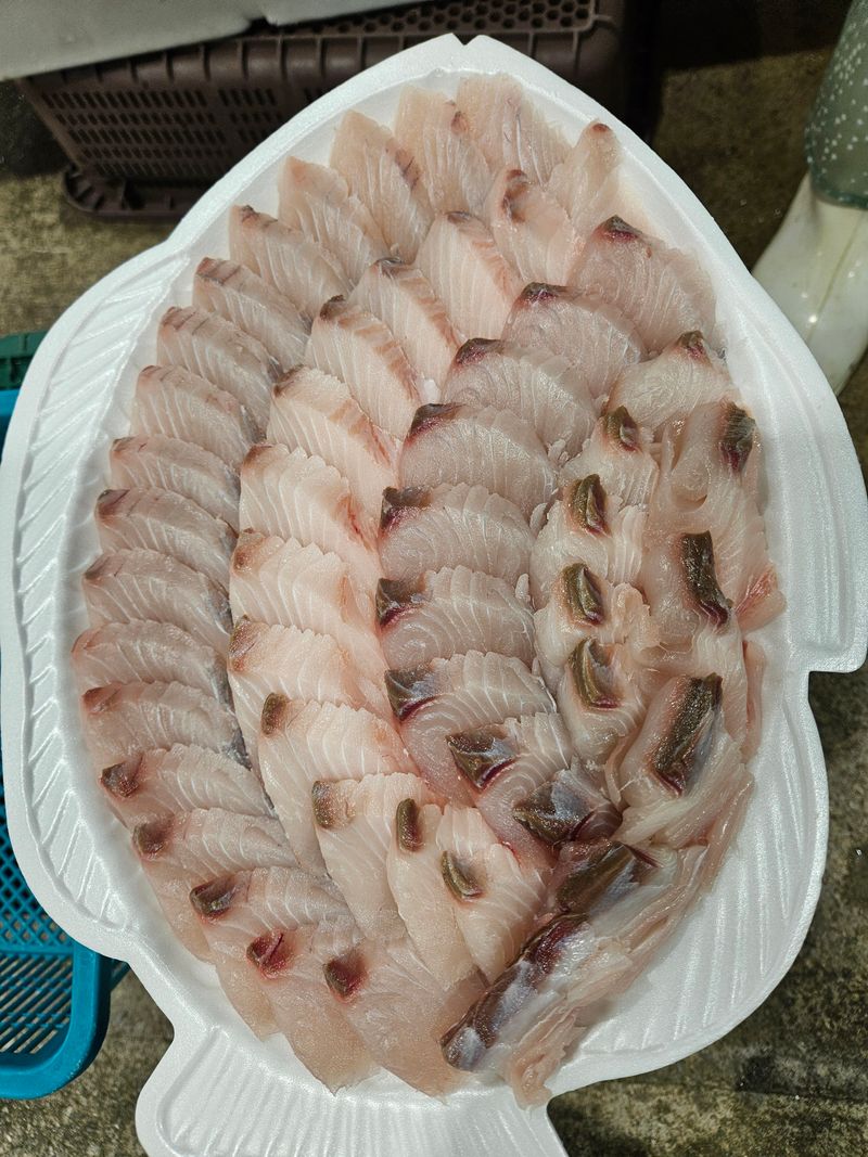 김진국님의 장터 판매 상품 [삼치회 대삼치회 양념장,조미김 포함 삼치회750g] 첨부 사진