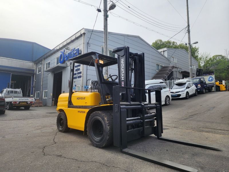 한효진님의 장터 판매 상품 [현대 4.5톤 자동발 디젤 중고지게차 ] 첨부 사진