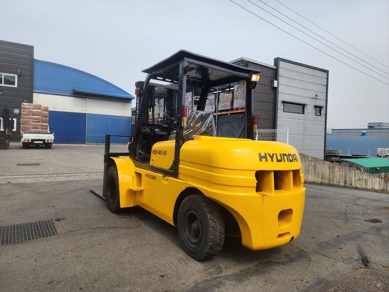 한효진님의 장터 판매 상품 [현대 4.5톤 자동발 디젤 중고지게차 ] 첨부 사진