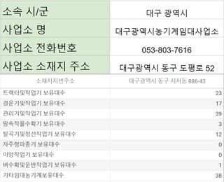 농기계 임대 정보님의 팜모닝공식 · 혜택 작성글 사진