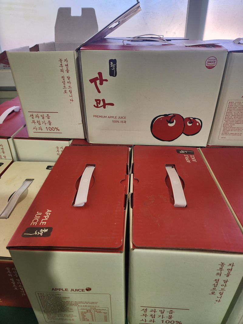 현등농원♡님의 장터 판매 상품 [장수사과사과즙 50포] 첨부 사진