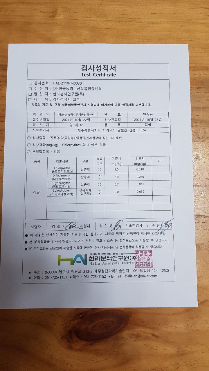 양태숙님의 장터 판매 상품 [GAP 인증 노지조생귤  10kg 1박스 ] 첨부 사진