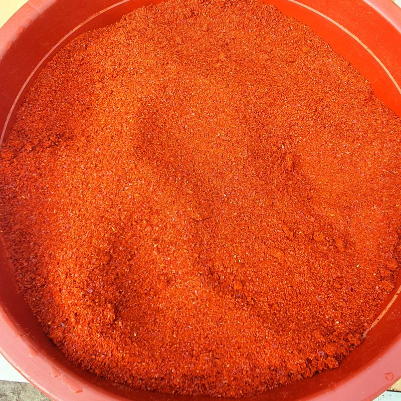 짱구님의 장터 판매 상품 [햇고추가루 판매 600그램 한근 맵기는 적당히 매워요 판매 완료] 첨부 사진