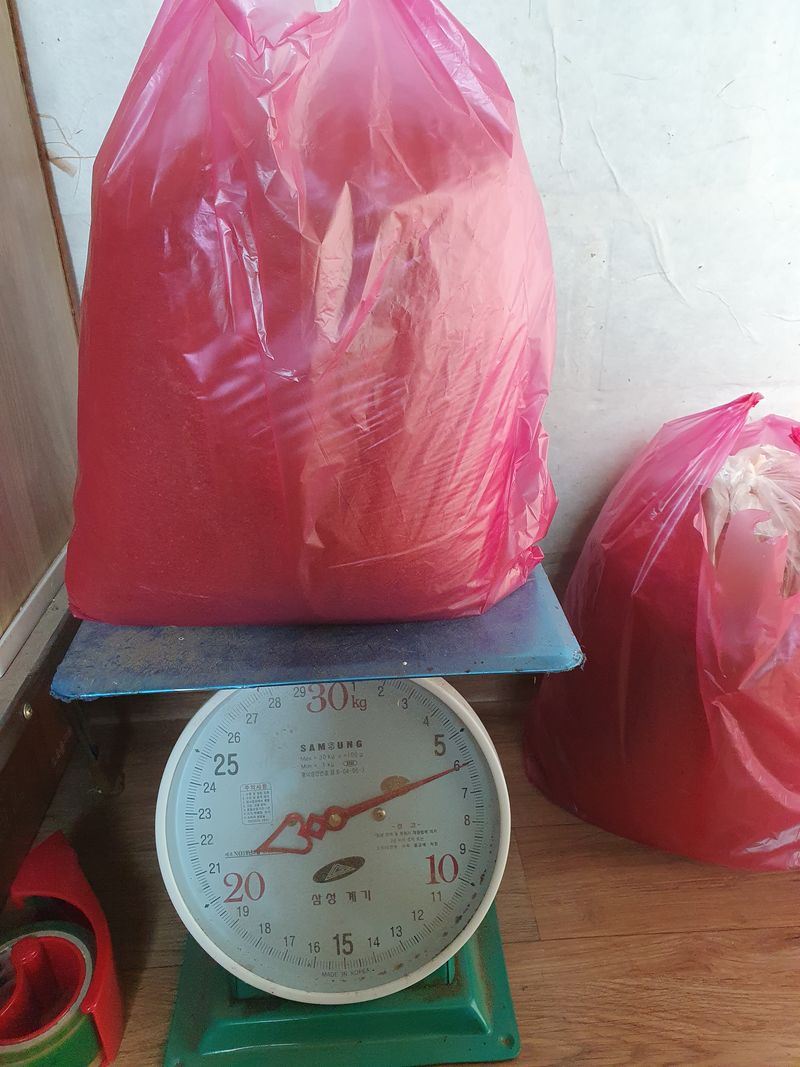 장터 상품 [고추가루 20근  12kg] 썸네일