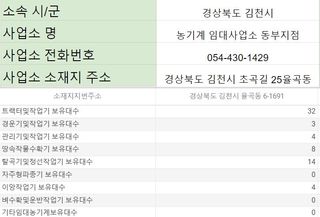 농기계 임대 정보님의 팜모닝공식 · 혜택 작성글 사진