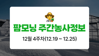 팜모닝 농사도우미님의 기타작물 · 농사길잡이 작성글 사진