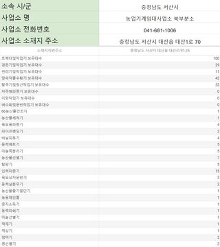 농기계 임대 정보님의 팜모닝공식 · 혜택 작성글 사진