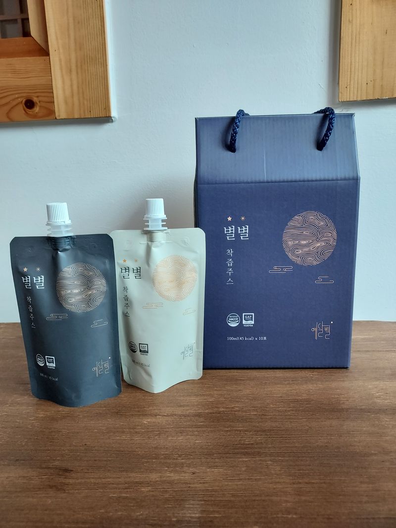 장터 상품 [배 착즙주스 100ml] 썸네일