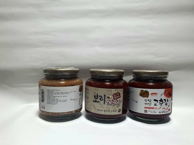 장터 상품 [보리고추장  상황버섯된장  국내산] 썸네일