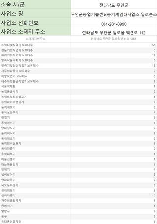 농기계 임대 정보님의 팜모닝공식 · 혜택 작성글 사진