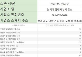 농기계 임대 정보님의 팜모닝공식 · 혜택 작성글 사진