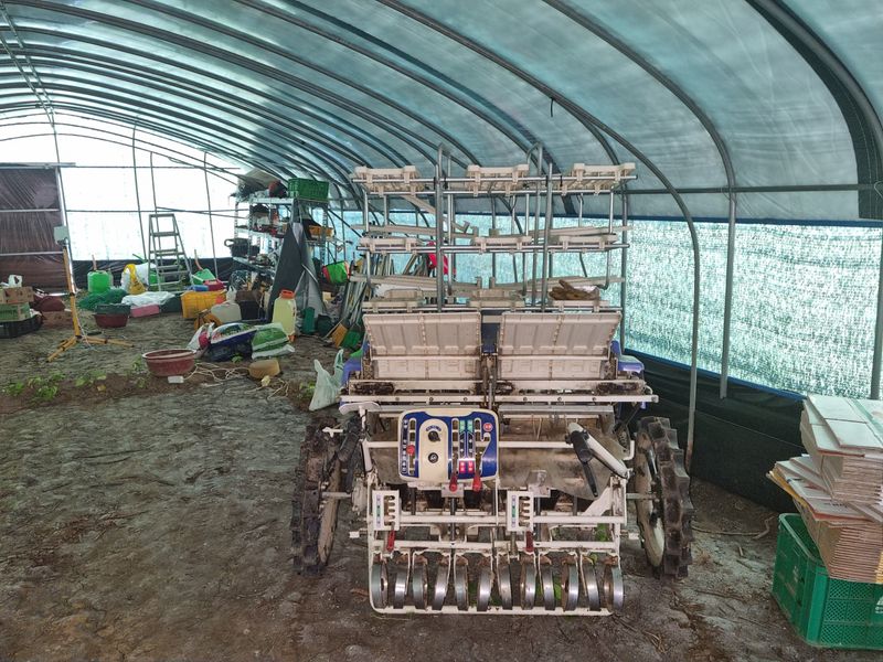 김찬수님의 장터 판매 상품 [동양 동양 TOP6 양파 정식기 6조 보행형 +파종기, 모종 포트(18000평 분량, 약 5000매)] 첨부 사진