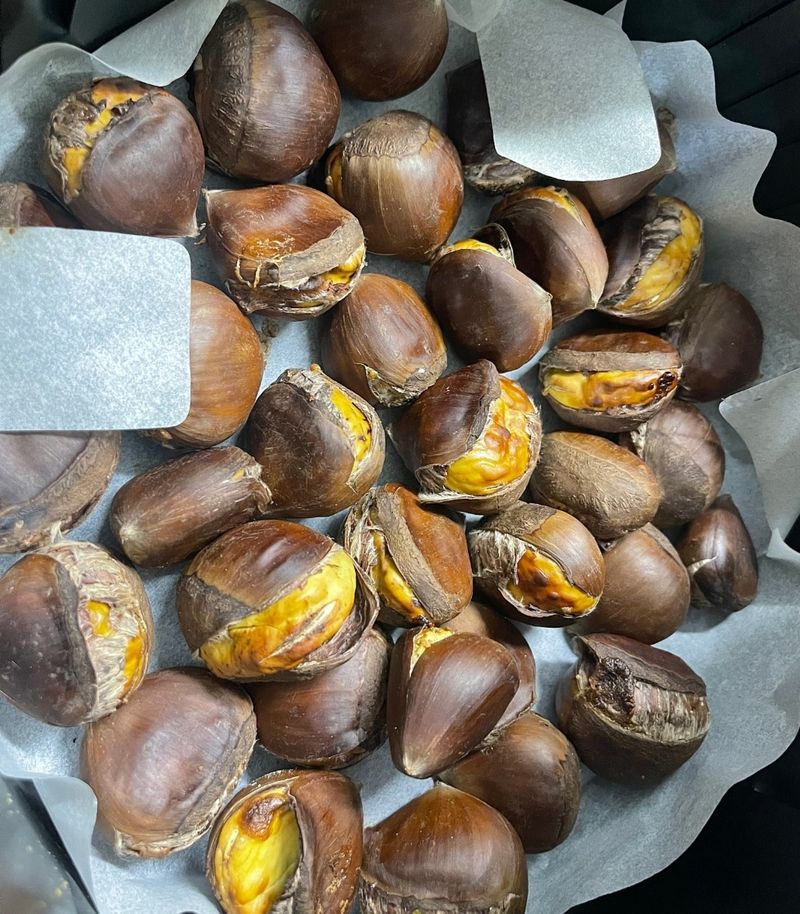 장터 상품 [군밤용 칼집낸 뜨래밤 1kg ] 썸네일