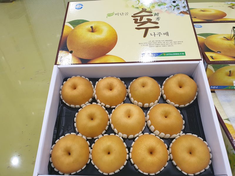 이일균님의 장터 판매 상품 [나주배 7.5kg (11-12과)] 첨부 사진