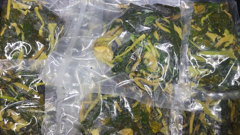 산간애님의 장터 판매 상품 [정선시래기(삶은것) 300g짜리 10팩] 첨부 사진