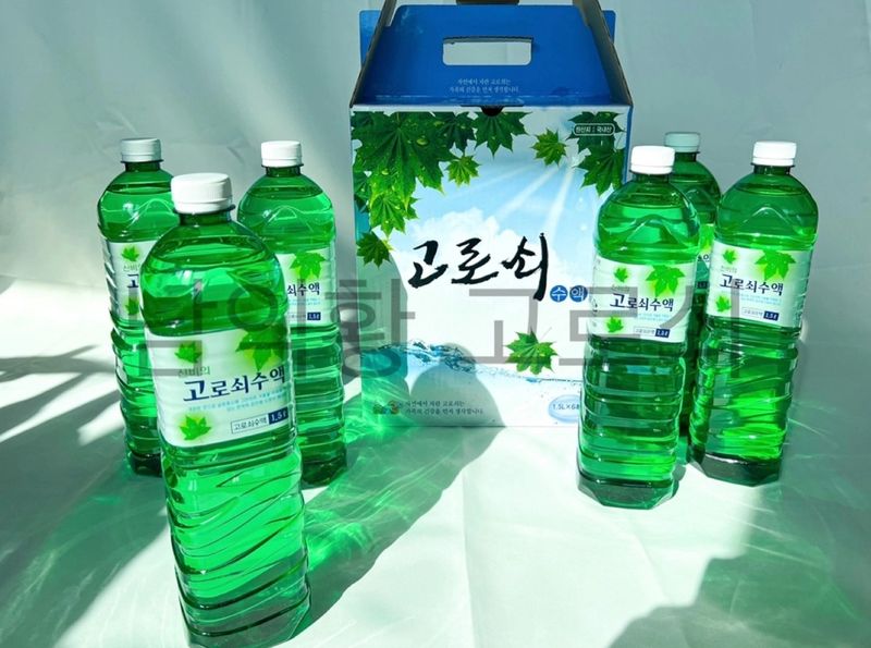 이태영님의 장터 판매 상품 [고로쇠수액 1.5리터×6병] 첨부 사진