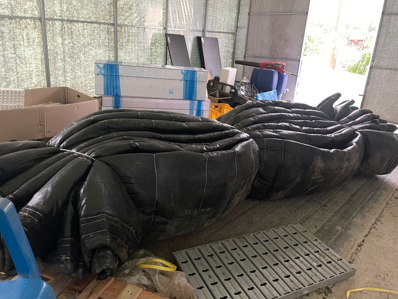 장터 상품 [비닐하우스 보온덮개(외피이불, 다겹보온덮개) 18온스] 썸네일