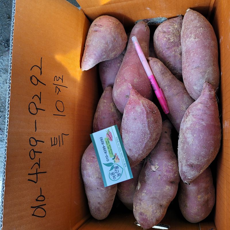 윤희순님의 장터 판매 상품 [여주 꿀고구마  10키로] 첨부 사진