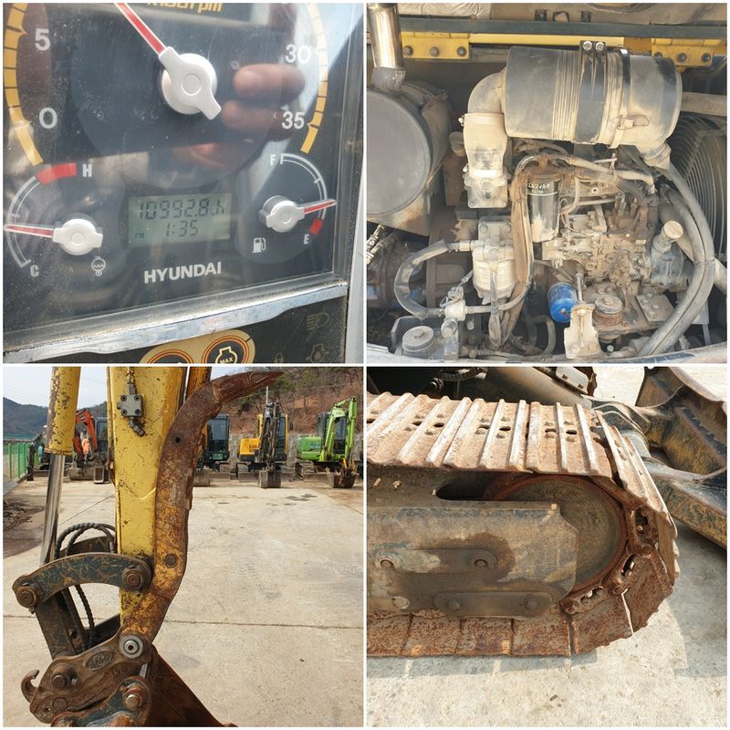 중고굴삭기 김동윤님의 장터 판매 상품 [중고굴삭기 현대R55산 농장용굴삭기 코끼리집게장착 2010년식] 첨부 사진