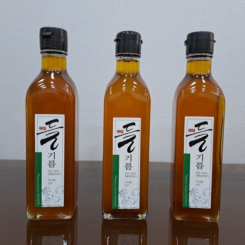 대성약초농원님의 장터 판매 상품 [들기름 330ml  1병] 첨부 사진